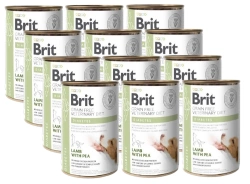 Brit Grain Free Veterinary Diet Dog Diabetes Con agnello e piselli 12x400g
