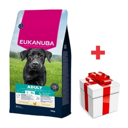 EUKANUBA Pollo Adulto di Taglia Grande 15 kg + sorpresa per il cane
