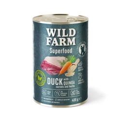 WILD FARM Superfood Duck 400g cibo per cani senza cereali