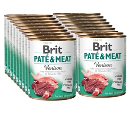 Brit Pate&Meat Adult Cervo 18x800g