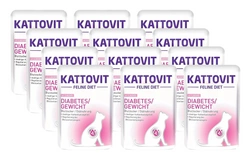 Kattovit Diabetes/Gewicht Salmone 12x85 g bustina