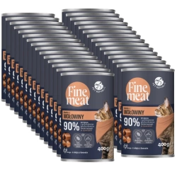 PetRepublic Fine Meat piatto di manzo 30x400g per gatti