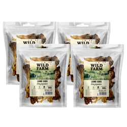 WILD FARM orecchie di agnello 4x300g snack per cani