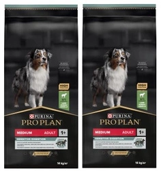 PRO PLAN Sensitive Digestion Medium Adult cibo per cani ricco di agnello 2x14kg