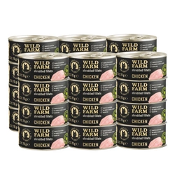 WILD FARM Fillets Chicken 24x70 g - alimento umido senza cereali per gatti in brodo