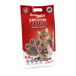 SNAPPY LETTIERA PER GATTI TOFU biodegradabile con carbone attivo 2,5 kg