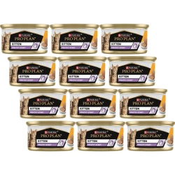 PRO PLAN Kitten Mus con pollo Alimento umido per gattini 12x85 g