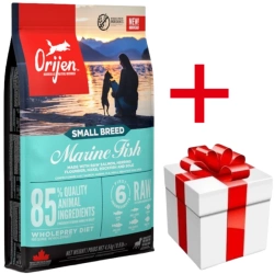 ORIJEN Small Breed Marine Fish 4,5kg + una sorpresa per il vostro cane GRATIS!