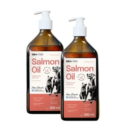 LAB V Olio di salmone potenziato con vitamine 2x500ml