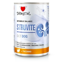 Disugual Cibo umido per cani Veterinario STRUVITE Tacchino (adulto) 400 g