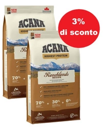 Acana Regionals Ranchlands Dog 2x11,4kg - 3% di sconto in un set