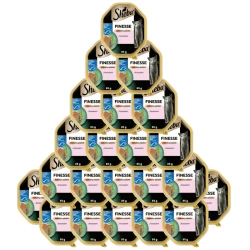 SHEBA Finesse vaschetta 22x85 g – alimento umido completo per gatti adulti, con salmone, in paté