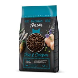 FITMIN Cat For Life Adult Pesce e Pollo 1,8 kg
