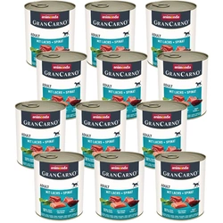 ANIMONDA GranCarno Adult Dog Salmone + Spinaci 12x800g