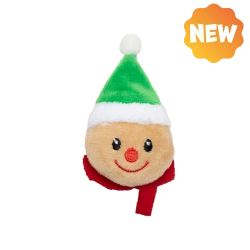 UNIQ PETS GIOCATTOLO DI PELUCHE PER GATTI PURRNIP testa di omino di pan di zenzero con erba gatta 7x6cm