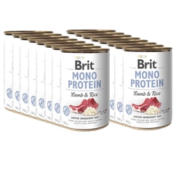 Brit Mono Protein Con agnello e riso 18x400g