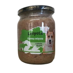 Leopold cibo per cani con carne di vitello 500g (Barattolo)
