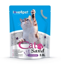 Lettiera per gatti in silicone Sand Lavender 3,8l