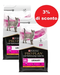 PRO PLAN Veterinary Diets UR St/Ox Urinary cibo secco per gatti 2x5 kg - 3% di sconto in un set