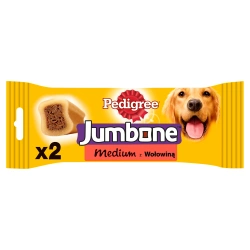 Pedigree Jumbone Snack per cani adulti di taglia media con manzo 180g