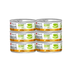 Disugual Cibo umido per gatti Veterinario WEIGHT Tacchino (adulto) 6x85 g
