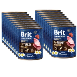 Brit Premium by Nature Turkey With Liver 18x800g