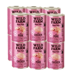 WILD FARM Pate Chicken/Pork 12x400g - cibo per gatti senza glutine