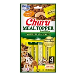 INABA  Dog Meal Topper Chicken With Pumpkin Recipe 4x14 (56g