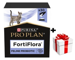 PURINA FortiFlora Cat 30x1g + sorpresa per il gatto GRATIS