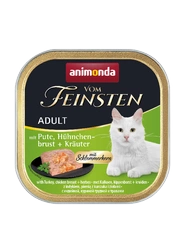 Animonda Gatto Vom Feinsten Adult Tacchino con petto di pollo ed erbe 100g