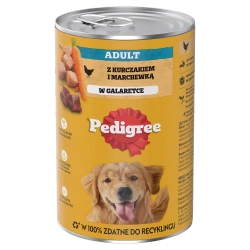 PEDIGREE Adult lattina 1200g - alimento umido completo per cani adulti, con pollo in gelatina