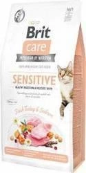 Brit Care Cat Grain-Free Sensitive Healthy Digestion & Delicate Taste con tacchino e salmone 2kg