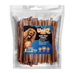 UNIQ PETS dog snacks 500g Bastoncini di manzo