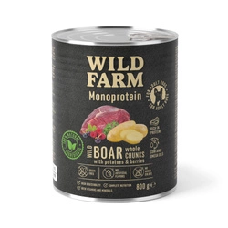 WILD FARM Monoprotein Wild Boar 800g alimento ipoallergenico per can