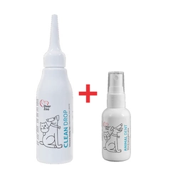 OVER ZOO Clean Drop 60ml + OVER ZOO Animal Dent 50ml