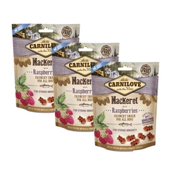 Carnilove Crunchy Snack, sgombro e lampone 3x200 g