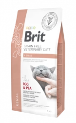 Brit Grain Free Veterinary Diet Cat Renal Uovo e piselli 5kg