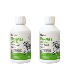 Lab-v MaxiVita Complex - mangime complementare multivitaminico in forma liquida, destinato a pollame da cortile, pollame acquatico, piccioni, suini, bovini, ovini e caprini 2x250 ml