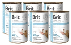 Brit Grain Free Veterinary Diet Dog Obesity Con agnello e piselli 6x400g