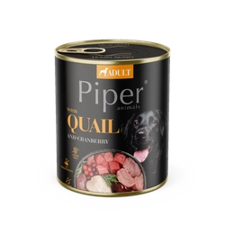 DOLINA NOTECI Piper per cani con quaglia e mirtillo rosso 800g