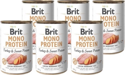 Brit Mono Protein con tacchino e patata dolce 6x400g