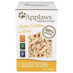 Applaws Cat Tin Multipack Chicken Collection 12x70g