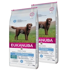 Eukanuba Pollo di controllo del peso per adulti di razza grande 2x15kg