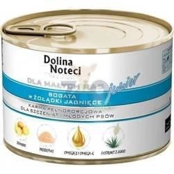 Dolina Noteci Premium per piccole razze Junior ricco di ventresca di agnello 185g x6