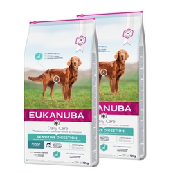 Eukanuba Cura quotidiana Adult Sensitive Digestion 2x12kg