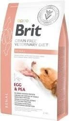 Brit Grain Free Veterinary Diets Dog Renal Uovo e piselli 2kg