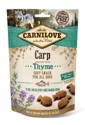 Carnilove Semi-Moist Snack, carpa al timo, 200 g