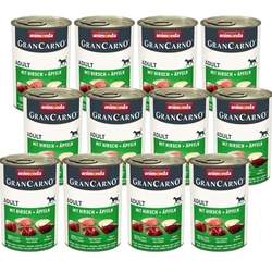 ANIMONDA GranCarno Adult Dog gusto: Cervo e mela 12x400g