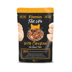 Fitmin Gatto per la vita Pollo adulto 85g