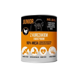 Mr.BIG Junior pezzi in salsa con pollo 400g per cani